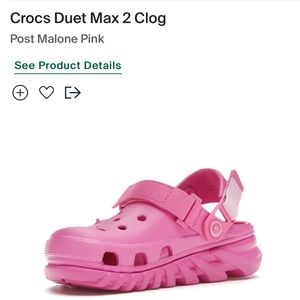 Post Malone Crocs Duet Max 2 Clog